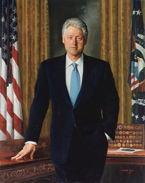 Bill Clinton (Simmie Knox)