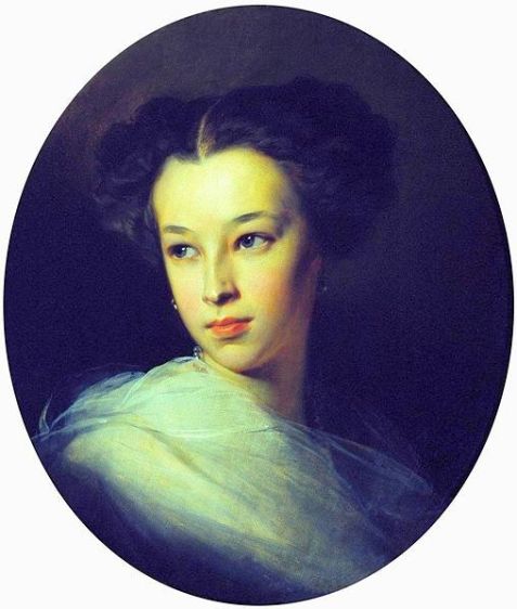 Natalia Alexandrova Pushkina (1836-1913), countess of Merenberg (Ivan Kuzmich Makarov)